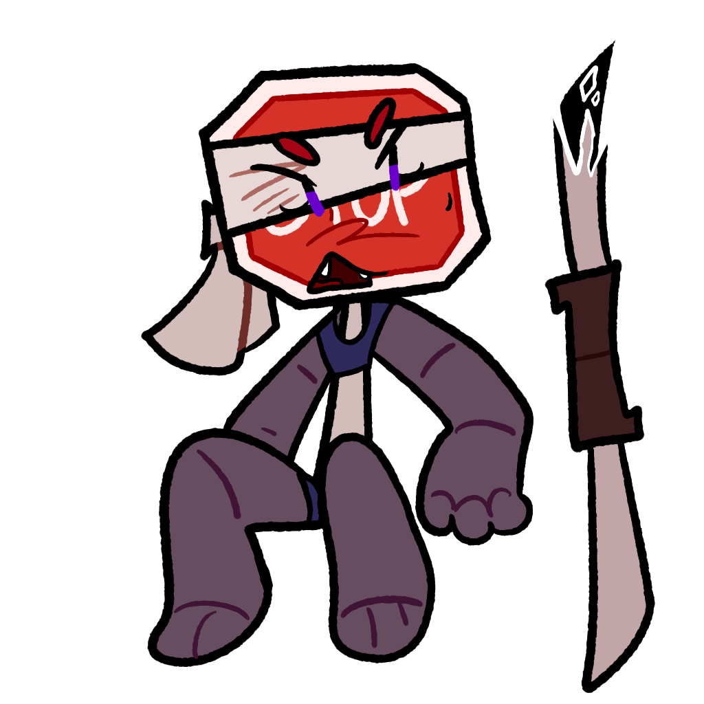 Stopsign no outfit reference image