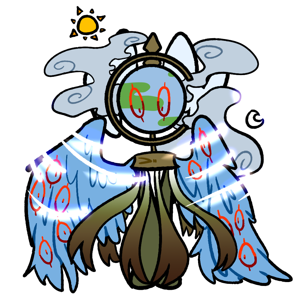 Globe angel form reference image