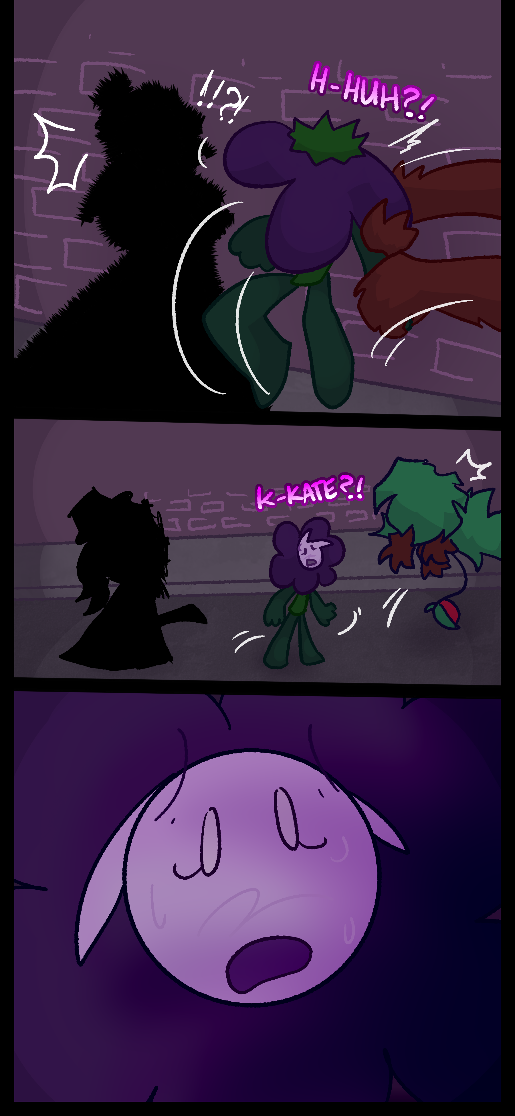 Kate picks up Willa and she says "Huh? Kate?!" She stares up in fear of Kate.