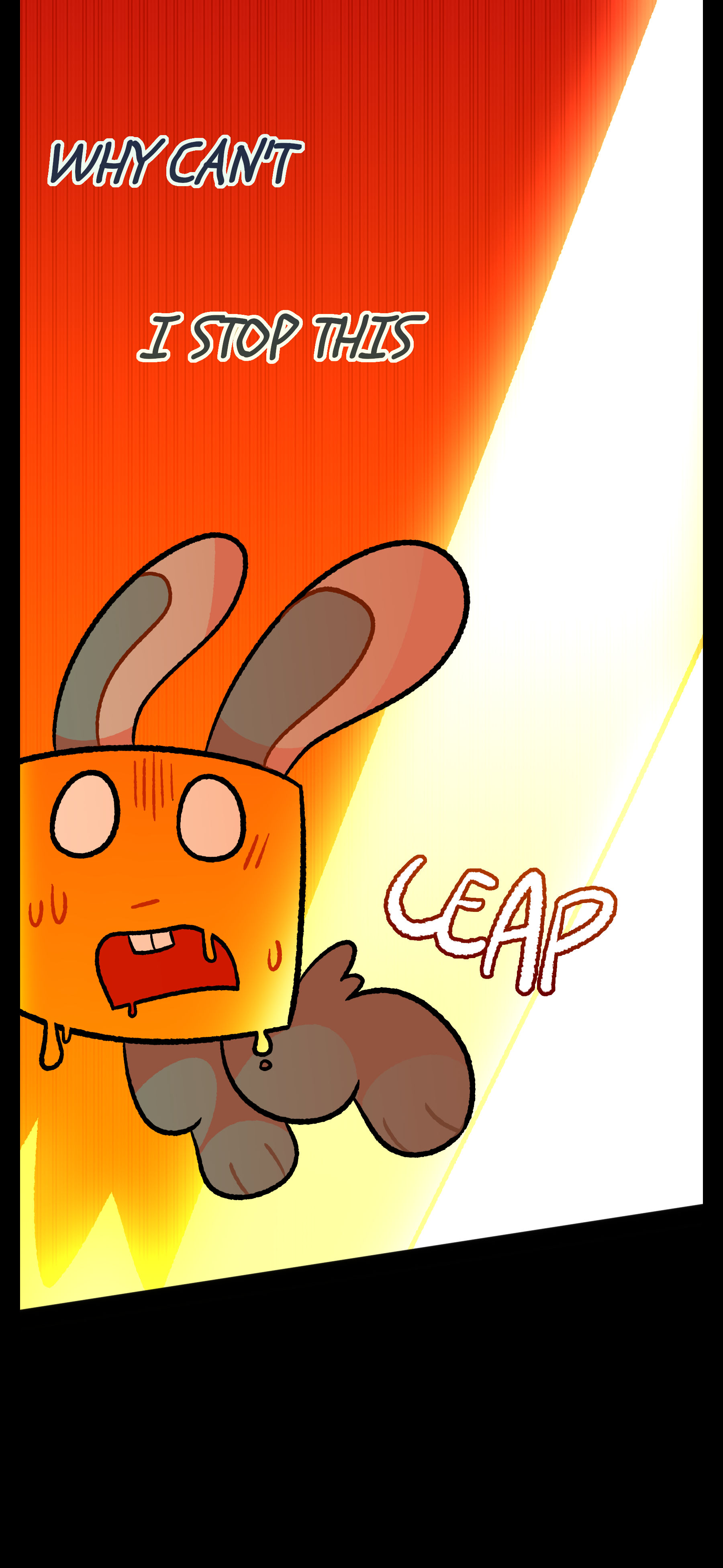 Abraham can only think "Why can't I stop this?!" His flames shoot towards the feral object.