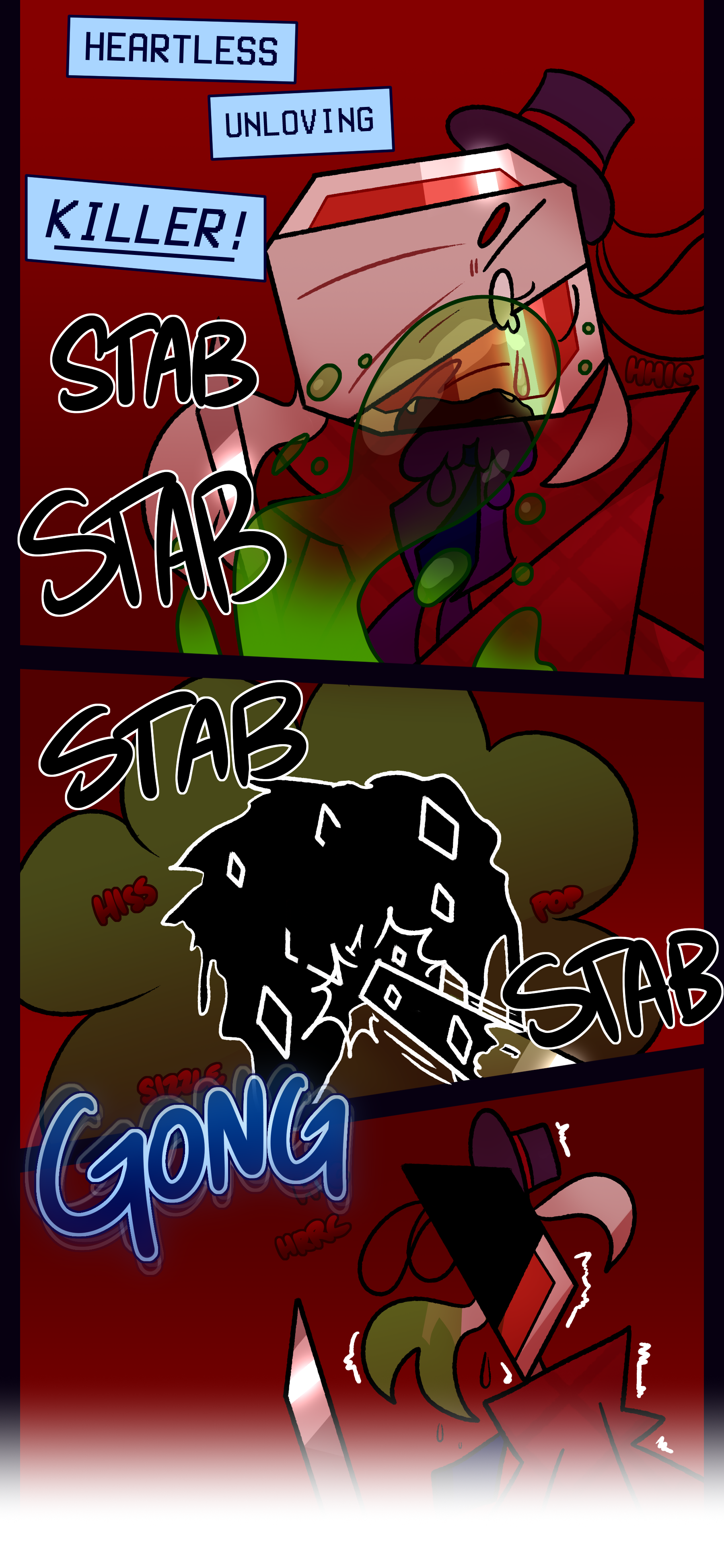 Gale drops the remote and stares up at Lyra. The bell tolls, and Lyra says "Y-You... YOU...!" Her sword stabs into Gale's head.