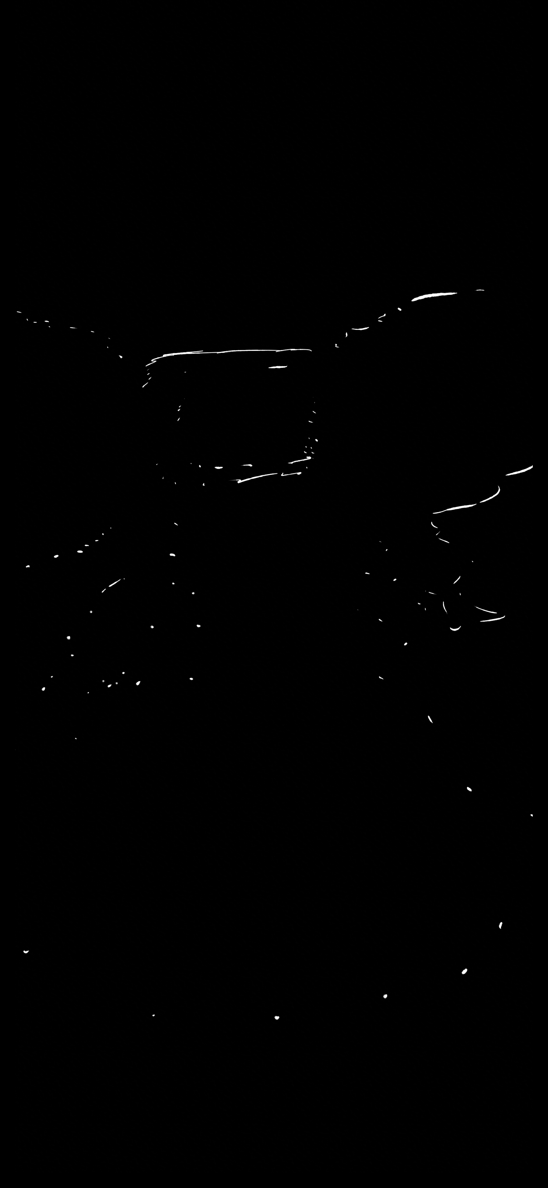 Lydia's outline can faintly be seen in darkness.