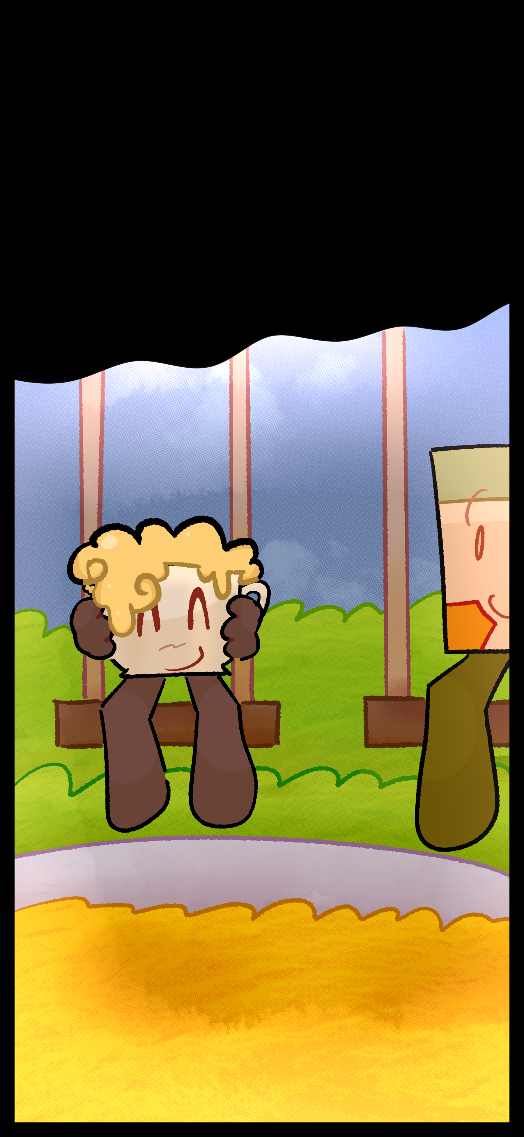 Lance remembers spending time with Lora on the swings.