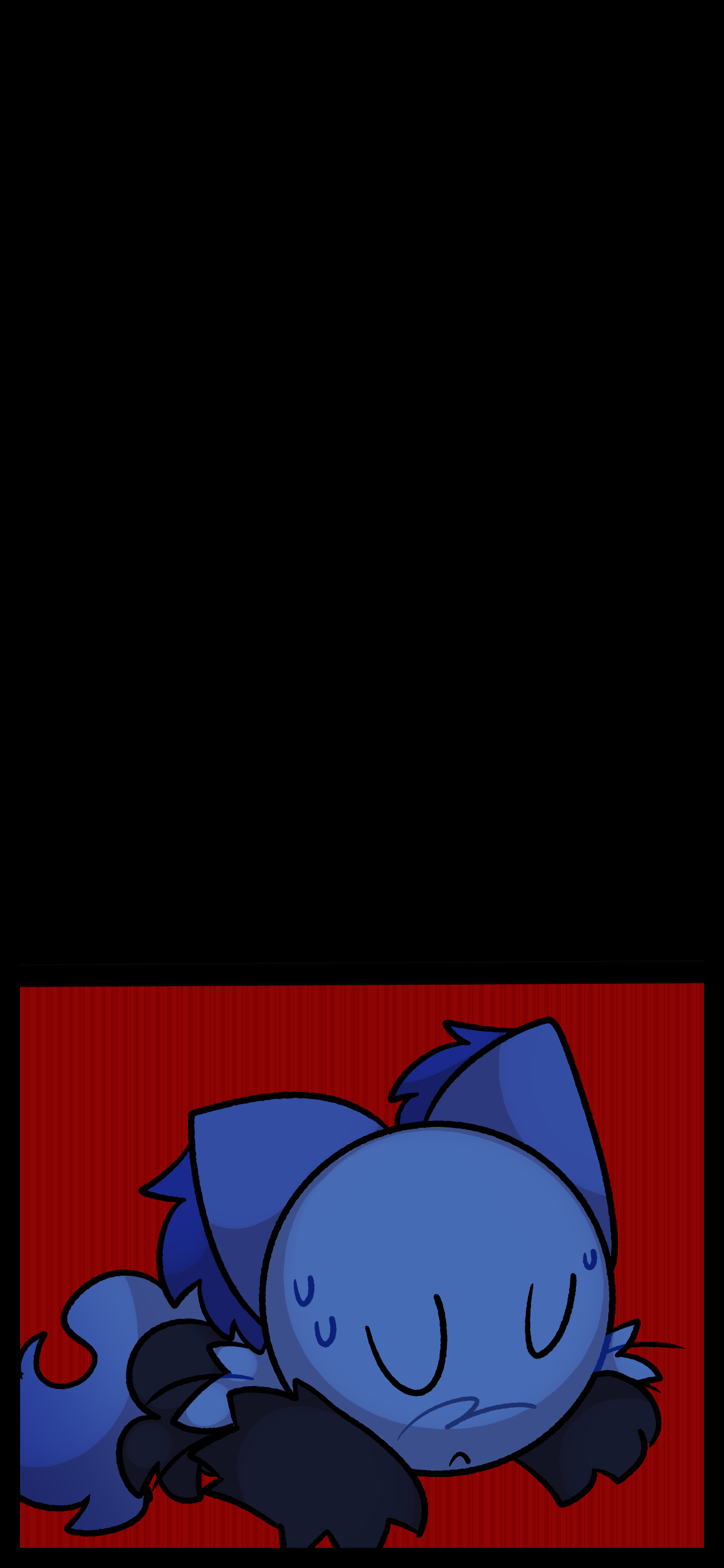 Cut to black. Blaire is sweating in her sleep.