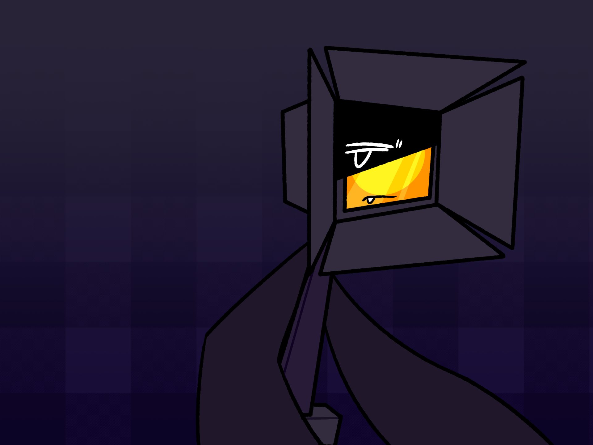 Flat coloring, pattern background. $4.00 value.