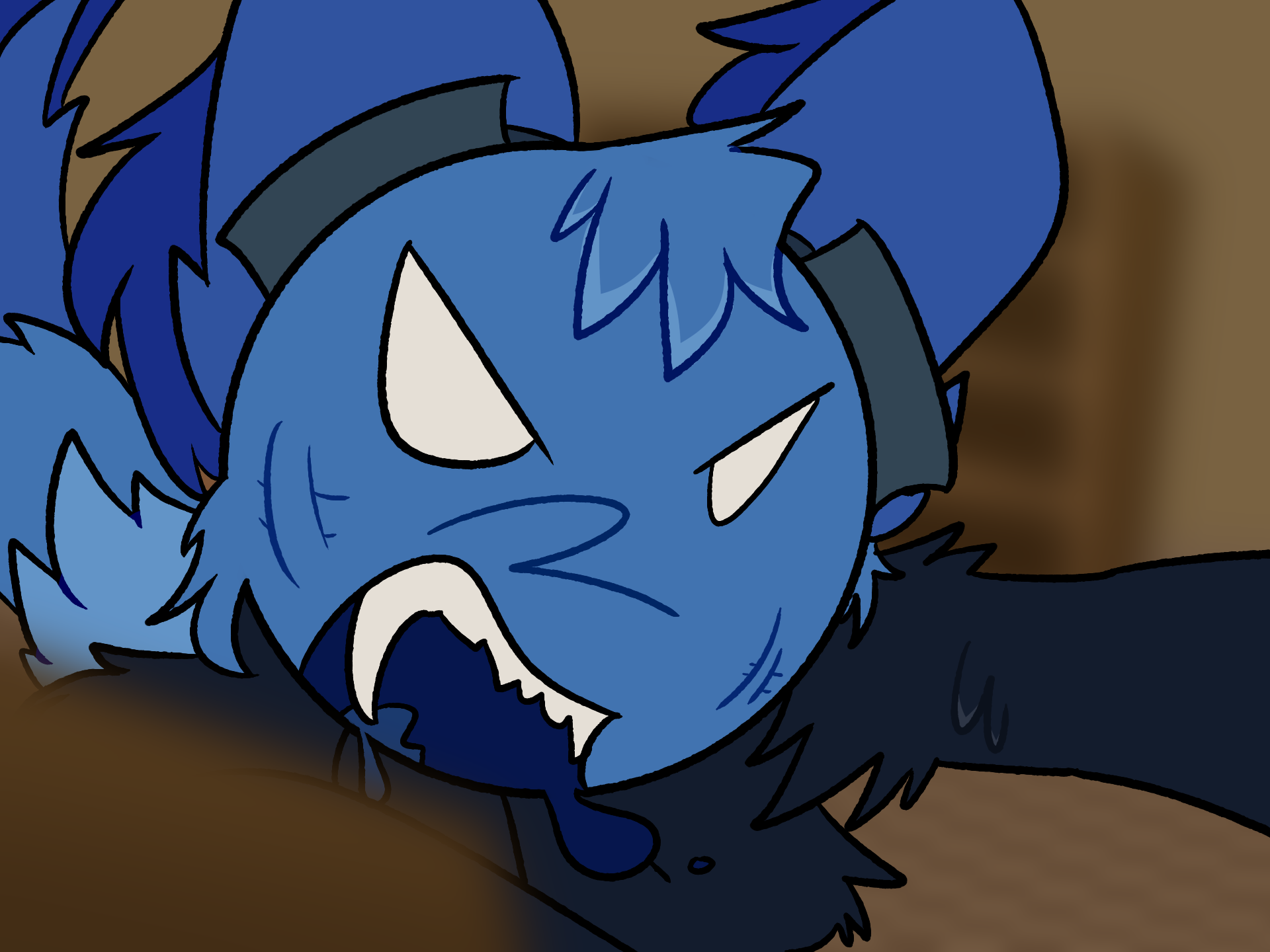 Flat coloring, simple background. $6.50 value.